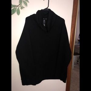 Cowl neck oversized sweatshirt